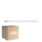 Lot 10x Philips MASTER LED T8 (EM/Direct 230V) Ultra Output 13.5W 2500lm - 840 Blanc Froid | 120cm - Équivalent 36W