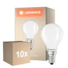 Lot 10x Ledvance Classic LED E14 Boule Filament 5.9W 806lm - 827 Blanc Très Chaud | Dimmable - Équivalent 60W