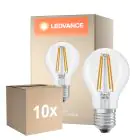 Lot 10x Ledvance Classic LED E27 Poire Filament Claire 5.9W 806lm - 827 Blanc Très Chaud | Dimmable - Équivalent 60W