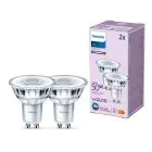Lot 2x Philips Spot LED GU10 PAR16 5W 390lm 36D - 840 Blanc Froid