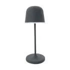 Eglo Lampe De Chevet Mannera-S Aluminium Noir 1W 170lm - 825-830-840 CCT | IP54 - Touch Dimmable - USB-C
