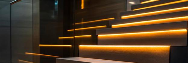 Quel éclairage LED utiliser pour un escalier et comment l'installer ?