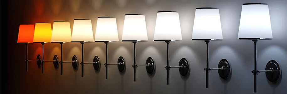 différentes unités de temperatures de couleur