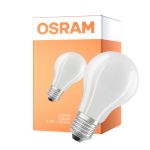 Osram Classic LED E27 Peer Filament Mat 5.7W 1055lm - 827 Zeer Warm Wit | Dimbaar - Vervangt 75W