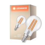 Ledvance Classic LED E14 Kogel Filament Helder 3.8W 806lm - 827 Zeer Warm Wit | Vervangt 60W