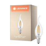 Ledvance Classic LED E14 Kaars Filament Helder 3.4W 470lm - 827 Zeer Warm Wit | Vervangt 40W