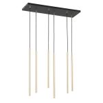 Emibig Hanglamp Selter Staal Zwart | Geschikt voor 6x G9 - Max 8W