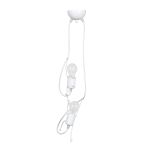 Emibig Hanglamp Bobi Staal Wit | Geschikt voor 2x E27 - Max 15W