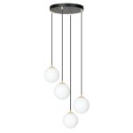 Emibig Hanglamp Royal Staal Zwart | Geschikt voor 4x E14 - Max 10W