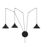 Emibig Hanglamp Abramo Staal Zwart | Geschikt voor 3x E27 - Max 15W