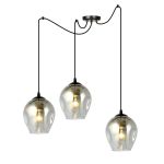 Emibig Hanglamp Level Staal Zwart | Geschikt voor 3x E27 - Max 15W