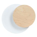 Emibig Wandlamp Cirkel Staal Wit | Geschikt voor 1x G9 - Max 8W