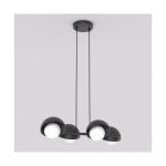 Emibig Hanglamp Boom Staal Zwart | Geschikt voor 4x G9 - Max 8W