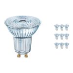 Voordeelpak 10x Osram Performance LED Spot Reflector GU10 PAR16 3.4W 230lm 36D - 927 Zeer Warm Wit | Beste Kleurweergave - Dimbaar - Vervangt 35W
