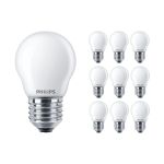 Voordeelpak 10x Philips Corepro LED Lustre E27 Kogel Mat 2.2W 250lm - 827 Zeer Warm Wit | Vervangt 25W