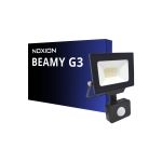 Noxion LED Floodlight Beamy G3 20W 2200lm 100D - 830 Warm Wit | IP44 - Bewegings- en Lichtsensor - Symmetrisch