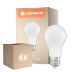 Voordeelpak 6x Ledvance Classic LED E27 Peer Mat 8.8W 806lm - 827 Zeer Warm Wit | Dimbaar - Vervangt 60W