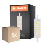 Voordeelpak 5x Ledvance  Performance LED R7s Tweekneeps 118mm Helder 15W 2000lm - 827 Zeer Warm Wit |  Vervangt 125W