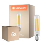 Voordeelpak 6x Ledvance LED Lamp NAV LED FIL V E27 21W 3600lm - 727 Zeer Warm Wit | Vervangt 50W