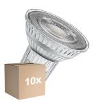 Voordeelpak 10x Ledvance LED PAR16 GU10 Reflector 7W 575lm 36D - 940 Koel Wit | Beste Kleurweergave - Dimbaar - Vervangt 80W