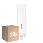 Voordeelpak 20x Philips CorePro PL-T LED Lamp HF 18.5W - 840 Koel Wit | 4-Pin - Vervangt 42W