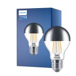 Philips MASTER Value LED Lamp E27 Peer Spiegel 7.2W 650lm – 827 Zeer Warm Wit | Beste Kleurweergave - Dimbaar - Vervangt 60W