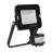 Ledvance LED Floodlight Compact Zwart 10W 900lm 100D - 830 Warm Wit | IP65 - Symmetrisch - Bewegings- en lichtsensor