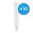 Voordeelpak 10x Osram Dulux-D LED 9W - 830 Warm Wit | 2-Pin - Vervangt 26W