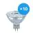 Voordeelpak 10x Osram Performance LED Spot Reflector GU5.3 MR16 5W 345lm 36D - 930 Warm Wit | Beste Kleurweergave - Dimbaar - Vervangt 35W