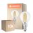 Voordeelpak 10x Ledvance Classic LED E14 Peer Filament Helder 3.4W 470lm - 827 Zeer Warm Wit | Vervangt 40W