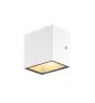 SLV Sitra Cube Wandlamp Aluminium Wit 11W 1270lm - 840 Koel Wit | Buitenverlichting - IP65