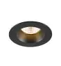 SLV New Tria 68 Spot Aluminium Zwart Rond 8.3W 460lm 38D - 927 Zeer Warm Wit | Zaagmaat 68mm -  Beste Kleurweergave - Dimbaar 