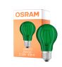 Osram LED Star Classic Decor E27 Peer Filament Mat 2.5W 45lm - Green |Vervangt 7W