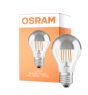 Osram Classic LED E27 Peer Filament Spiegel Zilver 4W 400lm - 827 Zeer Warm Wit | Vervangt 35W