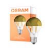 Osram Classic LED E27 Peer Filament Spiegel Goud 6.5W 650lm - 827 Zeer Warm Wit | Vervangt 50W