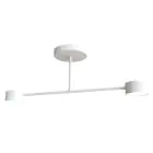 Emibig Plafondlamp Halo Staal Wit | Geschikt voor 2x GX53 - Max 8W