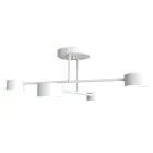 Emibig Plafondlamp Halo Staal Wit | Geschikt voor 4x GX53 - Max 8W