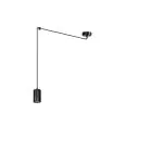 Emibig Hanglamp Traker Staal Zwart | Geschikt voor 1x GU10 - Max 10W