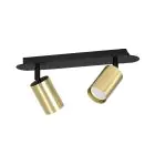 Emibig Plafondlamp Zen Staal Zwart | Geschikt voor 2x GU10 - Max 10W