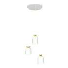 Emibig Hanglamp Target Staal Wit | Geschikt voor 3x E27 - Max 15W