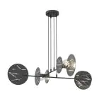 Emibig Hanglamp Xotic Staal Zwart | Geschikt voor 4x E27 - Max 15W