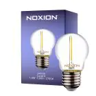 Noxion Lucent LED E27 Kogel Filament Helder 1.4W 136LM - 827 Zeer Warm Wit | Vervangt 15W