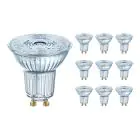 Voordeelpak 10x Osram Performance LED Spot Reflector GU10 PAR16 4.5W 350lm 36D - 940 Koel Wit | Beste Kleurweergave - Dimbaar - Vervangt 50W