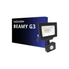 Noxion LED Floodlight Beamy G3 20W 2200lm 100D - 830 Warm Wit | IP44 - Bewegings- en Lichtsensor - Symmetrisch