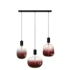 Calex XXL Marron Rood Complete Set - Including 3 XXL Lamps + Cordset Rechthoekig basis