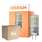 Voordeelpak 6x Osram Parathom LED Pin GY6.35 3.3W 470lm - 827 Zeer Warm Wit | Vervangt 40W