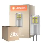 Voordeelpak 20x Ledvance Performance LED Capsule Helder G4 2W 200lm - 827 Zeer Warm Wit | Dimbaar - Vervangt 20W