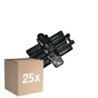 Voordeelpak 25x Noxion GST - Compatibel T - Verbindingsstuk - 1 Mannelijk + 2 Vrouwlijk - 3 pole 1,5mm2
