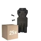 Voordeelpak 25x Noxion GST - Compatibel Verbindingsstuk - Mannelijk - 3 pole