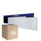 Voordeelpak 5x Noxion LED Paneel Delta Value V5 28W 3920lm - 830-840 CCT | 120x30cm - UGR